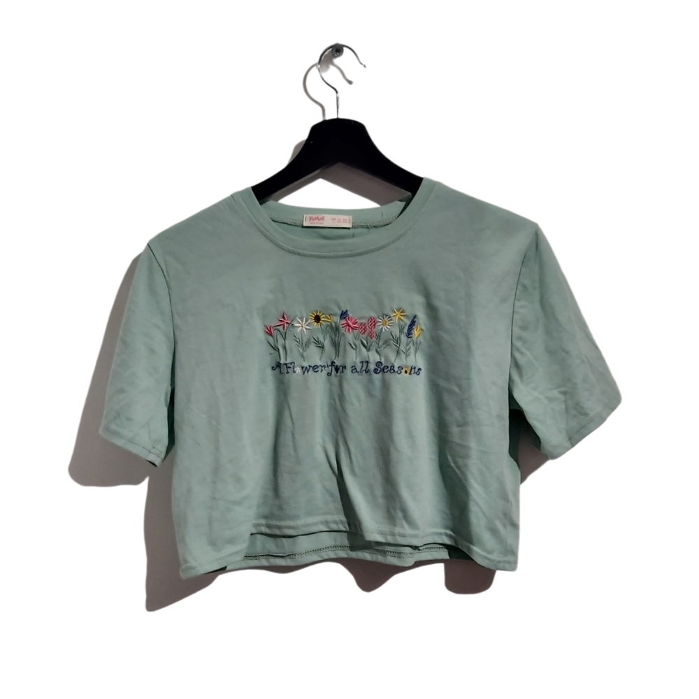 Romwe green top